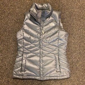 The North Face Gray Puffer 550 Vest